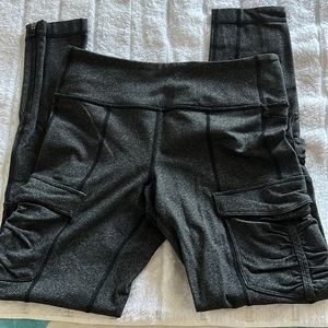 lululemon cargo leggings Thick Material
